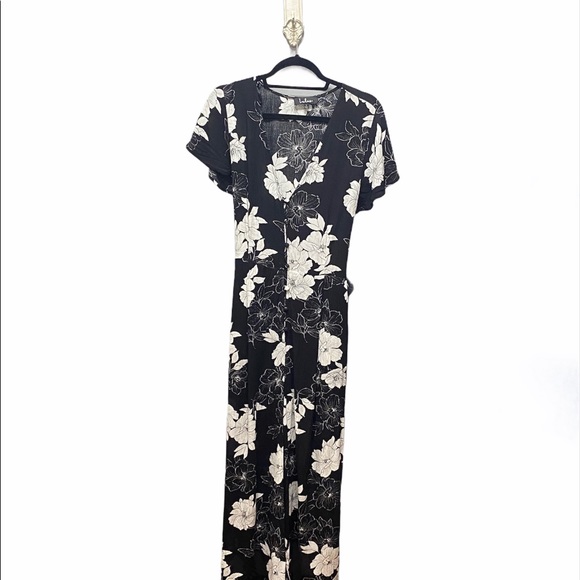 Lulu’s Black and White Romper - Picture 3 of 4